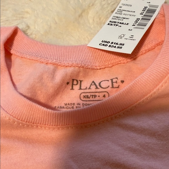 The Children's Place Pink and Blue Butterfly Long Sleeve Tee - Picture 3 of 4